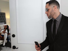 Badkamer, Mooi, Zwart, Zwart, Brillen, Interraciaal, Natuurlijk, Tiener