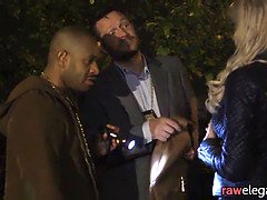 Blowjob, Group, Hd, Interracial, Outdoor, Police, Son, Stockings