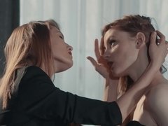 フェティッシュ, Hd, レズビアン, 下着, 赤毛, ストッキング, ペニスバンド, おもちゃ