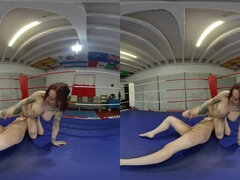 巨乳な, フェムドム, ハードコア, レズビアン, オナニー, ハメ撮り, 赤毛, オッパイの