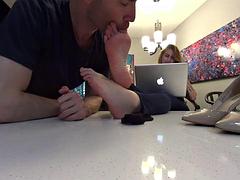 Fétiche, Fétiche des pieds, Hd, Talons, Nylon, Pov, Secrétaire, Softcore