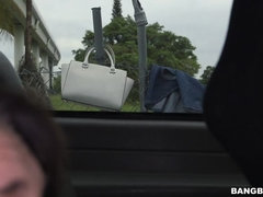 Enthousiasteling, Pijpbeurt, Autobus, Hardcore, Hd, Natuurlijke tieten, Rijden, Tieten likken