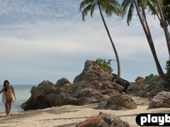 Asiático, Culo, Chica, Playa, Tetas grandes, Hd, Solo, Tetas