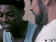 In den arsch, Schwarz, Blasen, Schwanz, Schwul, Hardcore, Interrassisch, Reif