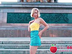 Lieveling, Blond, Stel, Europees, Hd, Pornster, Gezichtspunt, Openbaar
