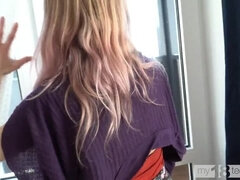 18 jahre, Blondine, Blasen, Freund, Süss, Wichsen, Masturbation, Jungendliche (18+)