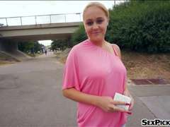 Amateur, Big tits, Czech, Public