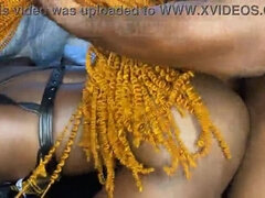 Shy African Teen Homemade Sex - Step Dad Fucks Big Booty Girl in Lingerie