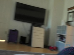 Blond, Pijpbeurt, Sperma, Voetbeurt, Vriendin, Olie, Orgasme, Roken