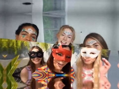 18 jahre, Grosser arsch, Grosser schwanz, Flotter vierer, Hd, Latina, Orgie, Jungendliche (18+)