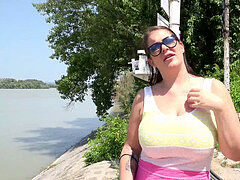 面接, 彼氏, 浮気者, 浮気する, ドイツ人, 公共, ティーン, オッパイの