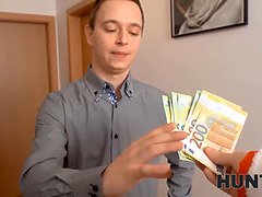 Christmas mood causes hunter to pay for sex with friends hot GF