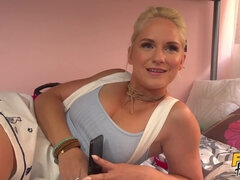 ブロンド, 巨乳な, ハードコア, ポルノスター, 現実, ヤリマン, 三人