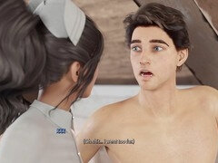Adult visual novel with a mummy and college girls