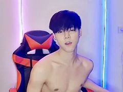 Asiatisch, Schwul, Handjob, Solo, Thai