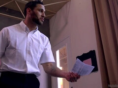 Pink Slip Punishment - Megan Sage POV Sex