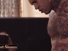 デカチン, 茶髪の, イマラチオ, バック, 指いじり, なめる, オマンコ, オッパイの