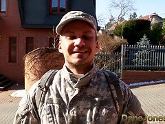 Leger, Blond, Pijpbeurt, Bedriegen, Hd, Monster, Tieten likken, Vrouw