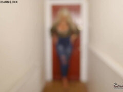 Gros cul, Gros seins, Blonde, Plantureuse, Femme couguar, Solo, Nénés, Webcam