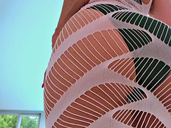 Bikini, Braunhaarige, Klaffend, Absätze, Masturbation, Reif, Milf, Muschi