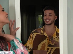 デカパイ, 浮気者, 彼女, ラティーナ, 淫乱熟女, 自然山雀, オッパイの, 妻