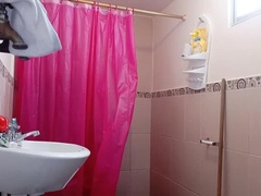 Amateur, Salle de bains, Rondelette, Cocu, Queue, Européenne, Mouillée, Épouse