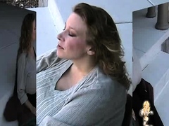 Mooie dikke vrouwen, Bruinharig, Tepels, Buiten, Alleen