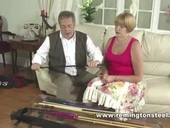Sarah Stern's Toy Bag Spanking & BDSM Punishment - Mature Lesbian Couple Kinky HD