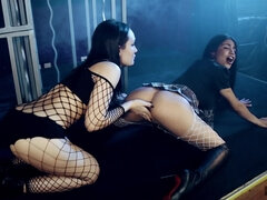 Bondage, Brunette, Hd, Latina, Lesbian, Petite, Squirting