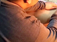 Close-up, web cam, big natural tits