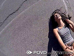 Cul, Sucer une bite, Éjaculation interne, Doigter, Fille latino, Pov