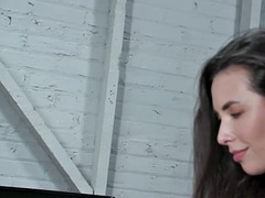 Wide anal gape by lesbian domina