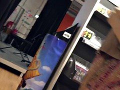 下着, 淫乱熟女, 穴開きパンティ, スカートのぞき, のぞき