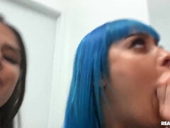 Jewelz Blu and Kylie Rocket threesome sex