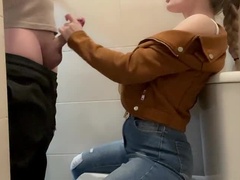 Kont, Vriendje, Stel, Buiten, Gezichtspunt, Tiener, Strak, Toilet
