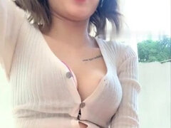 Любители, Азиатки, Большие сиськи, Китаянки, Дилдо, Мастурбация, На природе, На публике