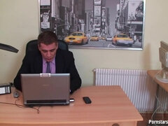 フェラチオ, ハードコア, Hd, オフィス, 放尿, 三人