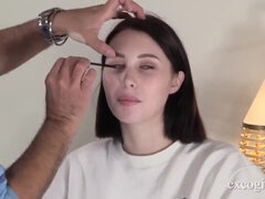 茶髪の, 共学, イく瞬間, 顔射, はじめて, オマンコ, ラフ, ガリガリ