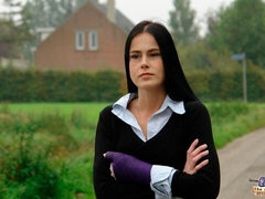 フェラチオ, 茶髪の, バック, キス, ペニス, ガリガリ, ティーン, 濡れ