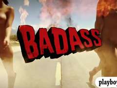 Grote mammen, Naakt, Buiten