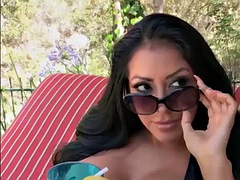 Huge tits MILF Leigh Darby sucks and fucks her sons friend