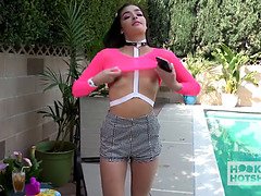 18 летние, Брюнетки, Секс без цензуры, Жесткий секс, Молоденькие, Сиськи