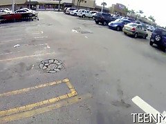 車, カワイイ, 手コキする, Hd, アウトドア, 公共, 叫ぶ, ティーン