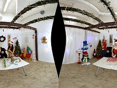 Tridimensionnel, Groupe, Fête, Pov