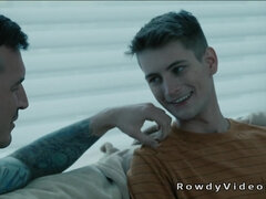 Анальный секс, Пляж, Геи, Ласковые ручки, Мускулы, Тату