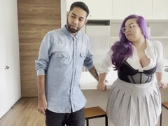 ぽっちゃり, ぽちゃ, ハードコア, ラティーナ, ナイロン, 穴開きパンティ, オマンコ, オッパイの