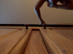 Gros seins, Blonde, Plantureuse, Cuisine, Nue  à poil, Seins naturels, Solo, Nénés