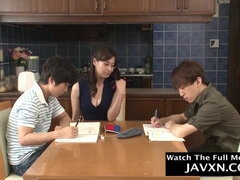 Japanese Mature Feeling Raunchy For Stepson - Hard Fuck