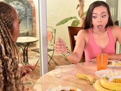 Culo, Negro, Mamada, Polla, Estilo perrito, Ébano, Pajear, Tetas