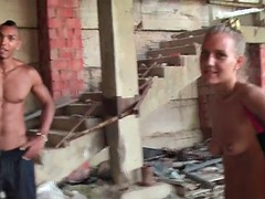 Sexy bikini girl gets paid for sex